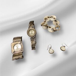 Silpada Silver Women's Watches and Jewelry Set